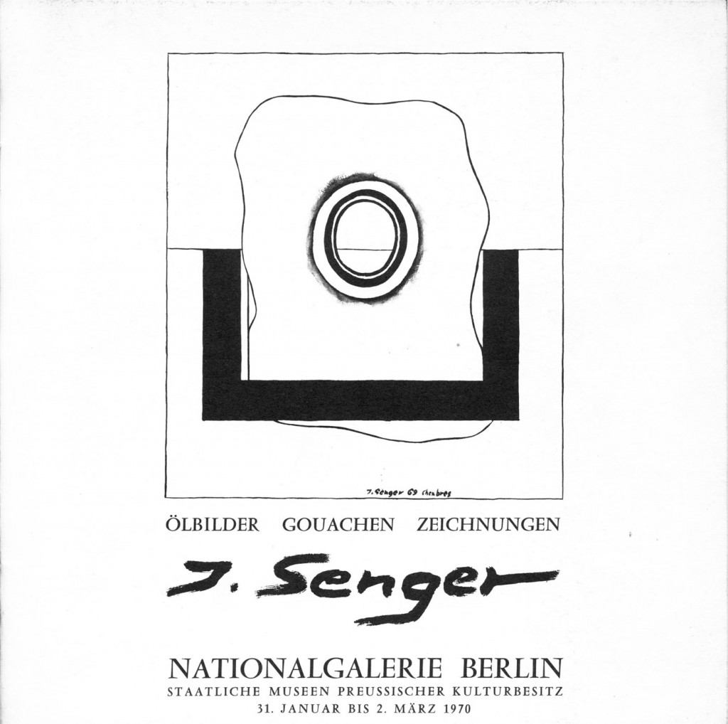 Joachim Senger - Ölbilder, Gouachen, Zeichnungen, Erscheinungsjahr 1970