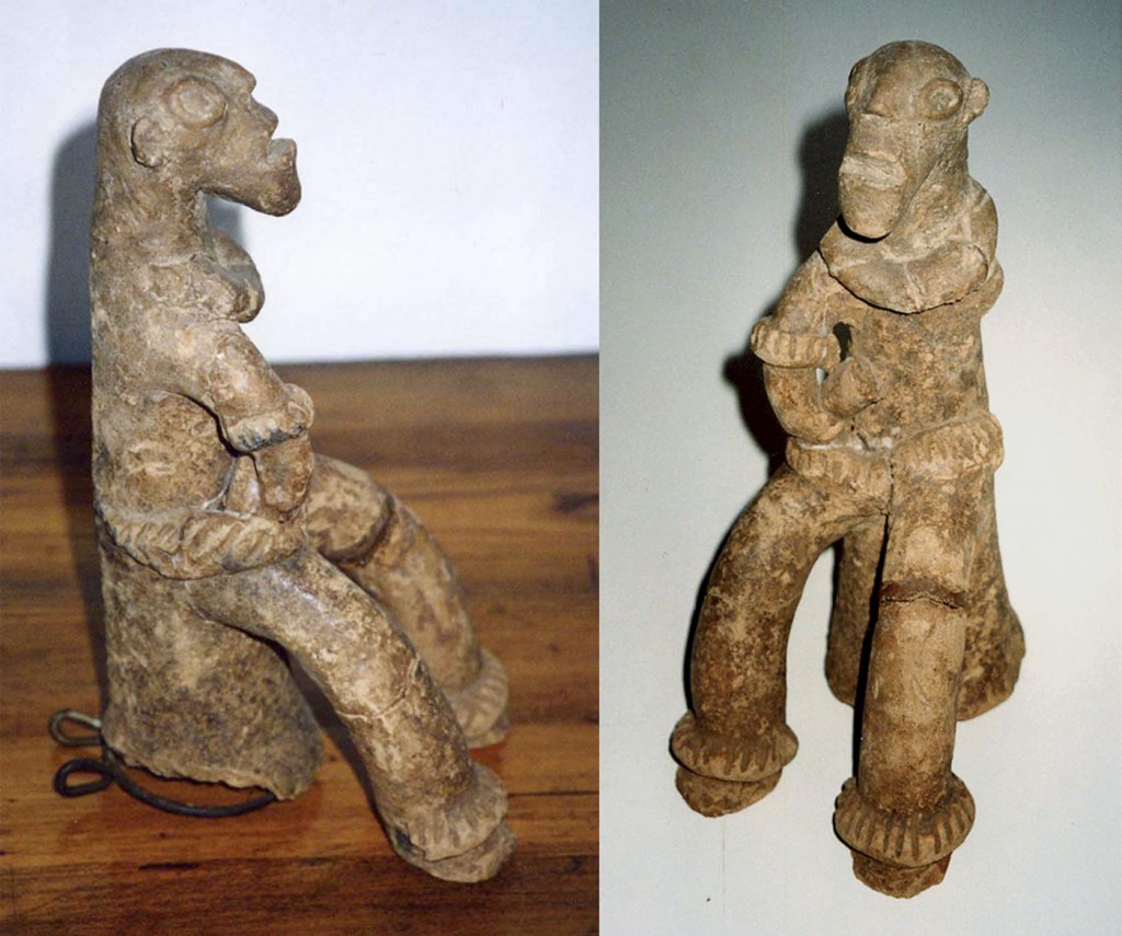 Sitzende Figur (König?) Fragment (Djenné/Mali)