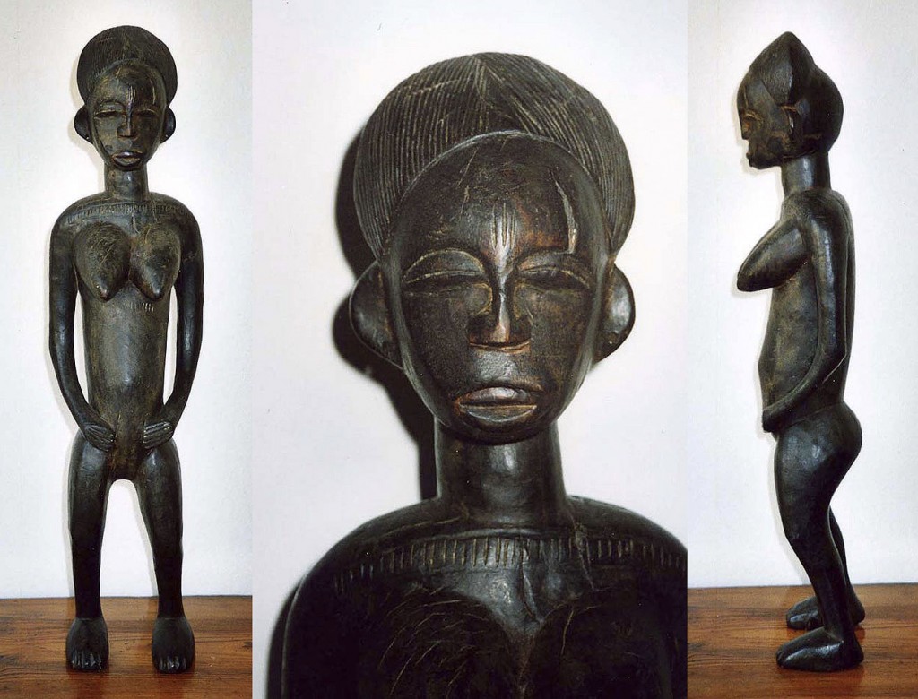 Weibliche Figur (Ahnenfigur) Baule/Elfenbeinküste